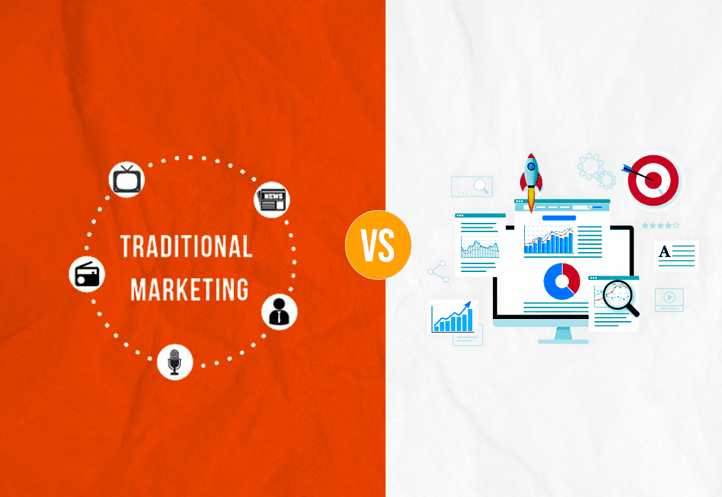 traditional marketing and digital marketing